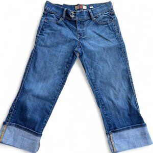 Y2K vintage low rise capri jeans women's size 6 old navy 2000s grunge